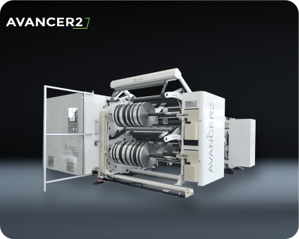 AVANCER2 turret slitter with integrated unwind station