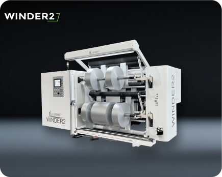 WINDER2 compact slitter with integrated unwind station